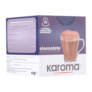 Karoma Chocolate drink Nespresso  Compatible Capsule X 10 (Copy)