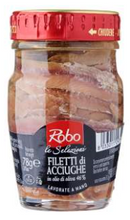 Load image into Gallery viewer, Robo Anchovie fillet in oil 78gr jar
