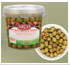 Green Spicy Olive filled with chilli-pepper