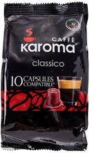 Load image into Gallery viewer, Karoma Classico Blend Nespresso Compatible X 10
