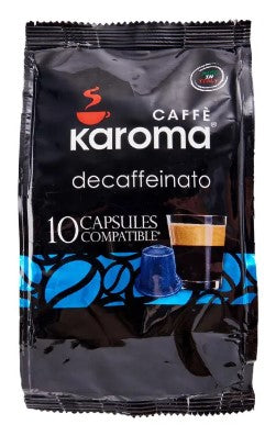 Karoma Decaff Nespresso Compatible X 10
