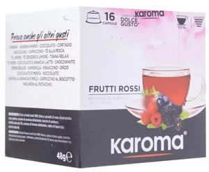 Karoma Mixed Berries Herbal tea Dolce Gusto Compatible X 16