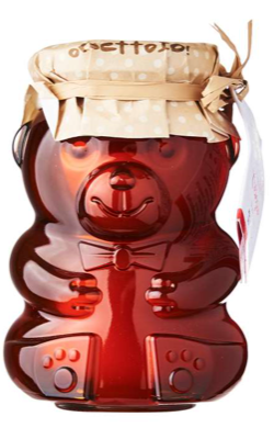 Little Bear Italian Cherry Honey 370gr in Glass Jar