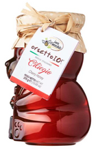 Load image into Gallery viewer, Little Bear Italian Cherry Honey 370gr in Glass Jar
